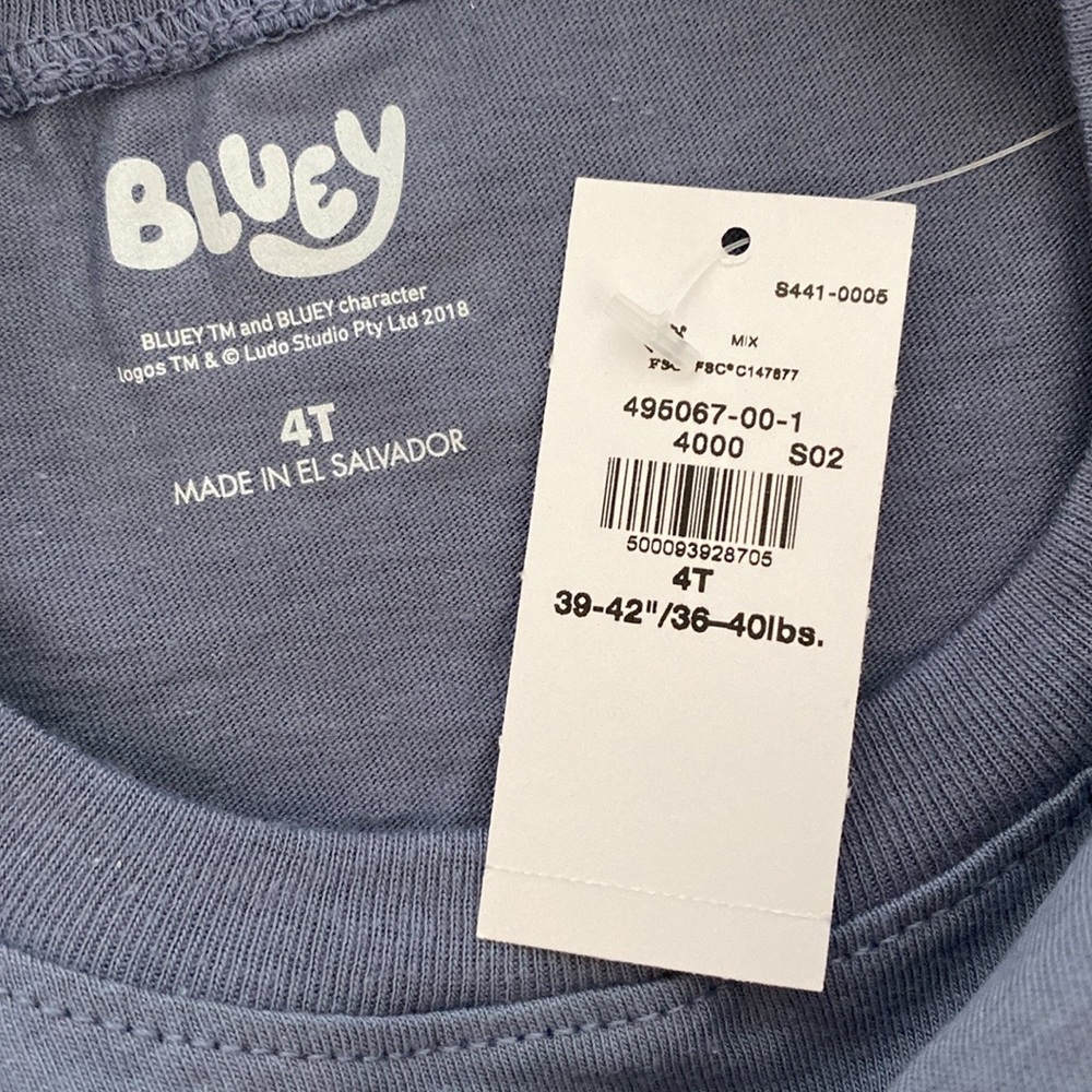 Bluey Dance Moves Short Sleeve Top - Picture 2 of 4